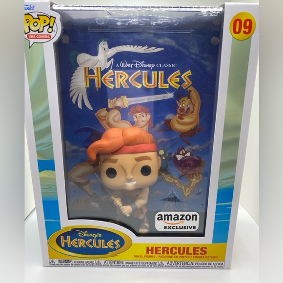 NIB Funko Pop Disney Hercules #09 Vinyl Figure 3” Tall Amazon Exclusive RARE NEW - Picture 4 of 4